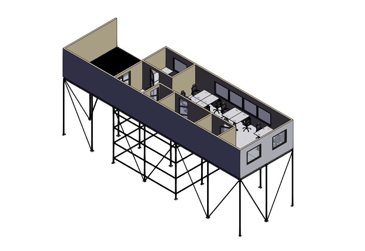 Project opslag en kantoorruimte Isobionics